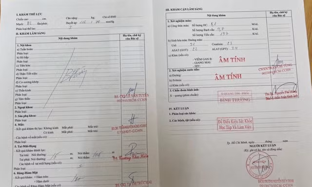 Bắt nhóm bán giấy khám sức khỏe giả của 4 bệnh viện ở TPHCM 