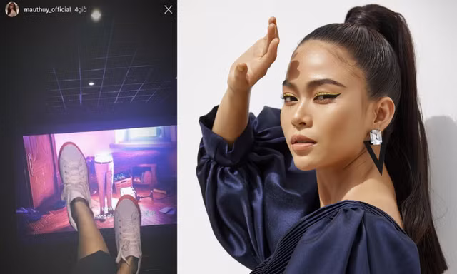 Showbiz 10/2: Mâu Thủy bị chỉ trích vì gác chân lên ghế trong rạp chiếu phim