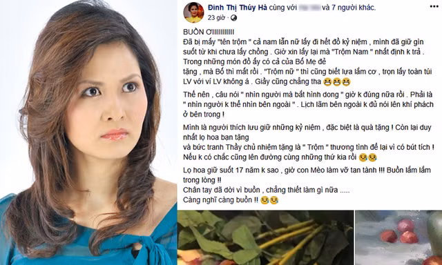 diễn viên thúy hà bị trộm