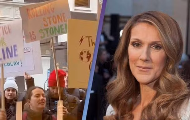 Người hâm mộ Celine Dion phản đối trước trụ sở tạp chí Rolling Stone vì quá bất bình
