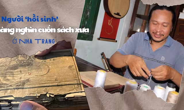 Người cứu hàng nghìn cuốn sách cũ nát ở Nha Trang suốt 20 năm