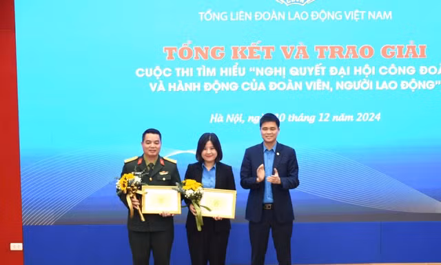 Hàng triệu lượt bài thi tìm hiểu nghị quyết Đại hội Công đoàn Việt Nam