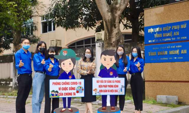 Nghệ An thiết kế Chibi ngộ nghĩnh, ấn tượng để tuyên truyền bằng trực quan sinh động về dịch Covid -19