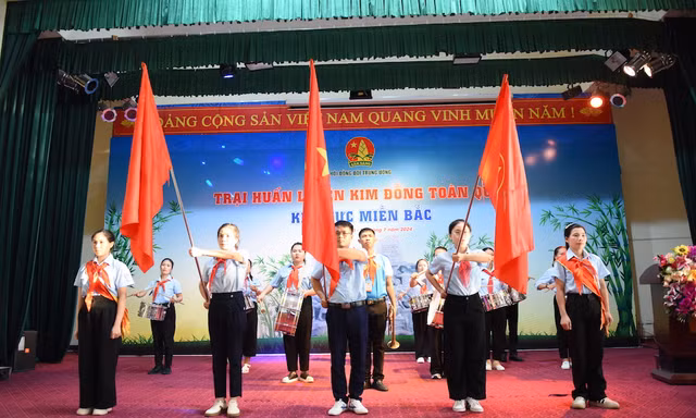 Khai mạc Trại huấn luyện Kim Đồng toàn quốc khu vực phía Bắc 