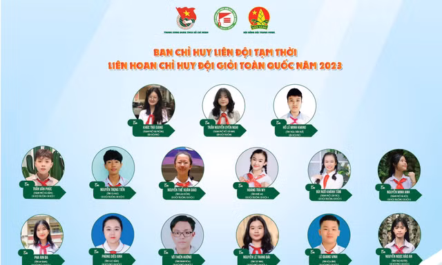 270 đại biểu tham gia Liên hoan Chỉ huy Đội giỏi toàn quốc năm 2023