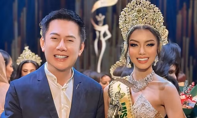 Ông Nawat họp báo để nói về vụ người đẹp Myanmar tháo vương miện, bỏ về