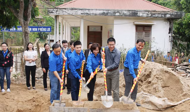 ĐVTN SCIC khởi công xây nhà nhân ái tại Điện Biên