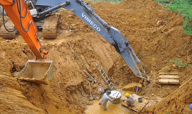 Đường ống dẫn nước sông Đà nhiều lần bị vỡ