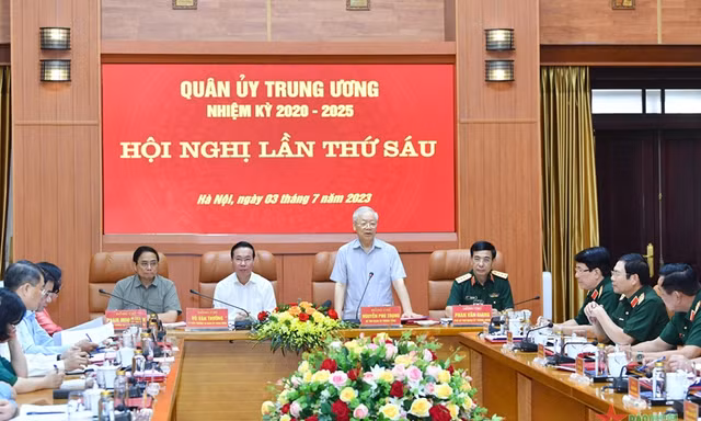 Toàn văn phát biểu của Tổng Bí thư Nguyễn Phú Trọng tại Hội nghị Quân ủy Trung ương