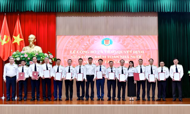 Điều động, bổ nhiệm 21 lãnh đạo cấp Vụ thuộc Kiểm toán Nhà nước