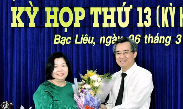 Bà Cao Xuân Thu Vân được bầu giữ chức Phó Chủ tịch HĐND tỉnh Bạc Liêu