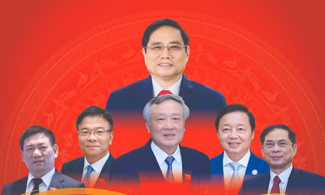 Chính phủ nhiệm kỳ Quốc hội khóa XV có 5 phó thủ tướng
