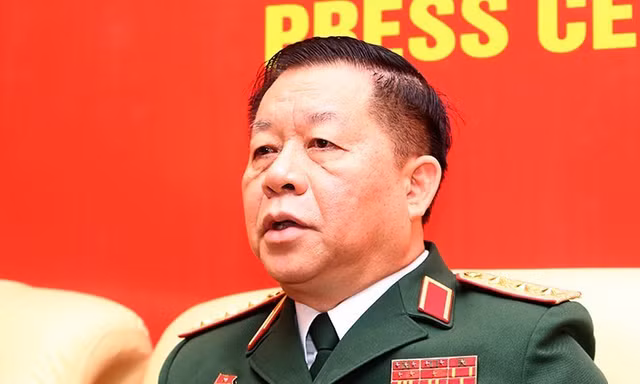 Thượng tướng Nguyễn Trọng Nghĩa, Ủy viên Trung ương Đảng, Phó chủ nhiệm Tổng cục Chính trị. ẢNH NHƯ Ý