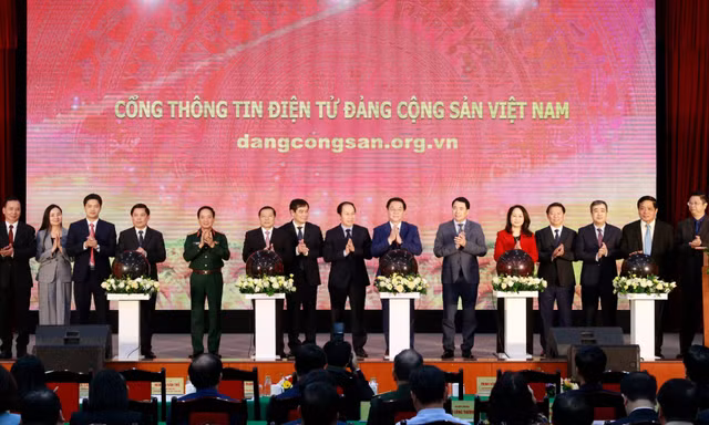 Khai trương Cổng thông tin điện tử của Đảng Cộng sản Việt Nam