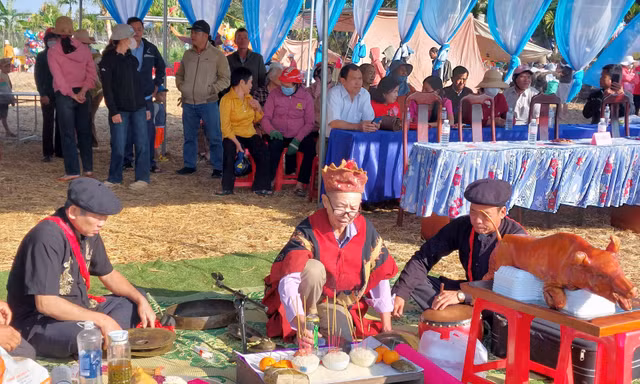 Người dân tộc Tày, Nùng vui Lễ hội lồng tồng