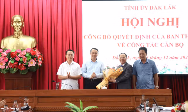 Thư ký Bí thư Tỉnh ủy Đắk Lắk được bổ nhiệm Phó Chánh văn phòng Tỉnh ủy