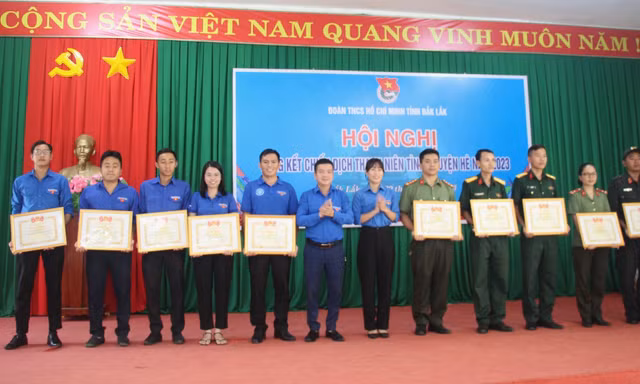 Những con số ấn tượng trong Chiến dịch Thanh niên tình nguyện hè của tuổi trẻ Đắk Lắk