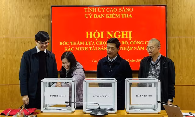 Cao Bằng xác minh tài sản, thu nhập của 44 cán bộ, công chức