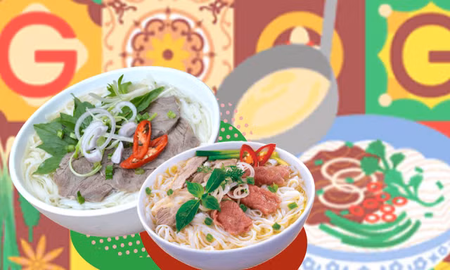 Phở xuất hiện trên Google Doodle nhân Ngày của phở 12/12: Ai rồi cũng phải thích phở thôi!
