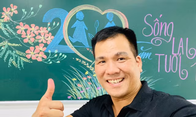 Ngắm loạt tranh vẽ trang trí bảng đẹp ngỡ ngàng, gây ‘bão mạng’ của thầy giáo Nghệ An