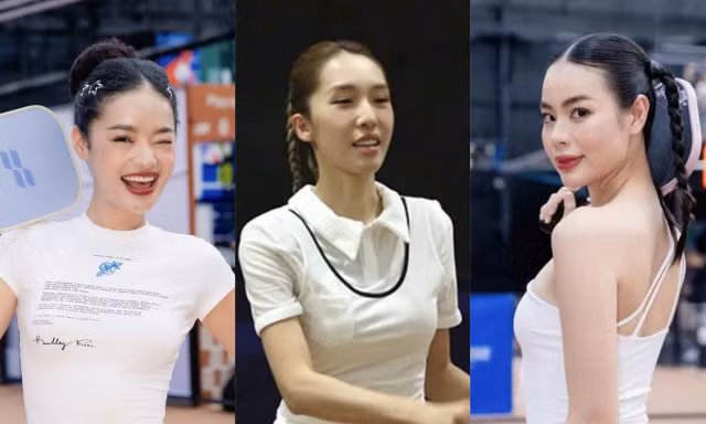 Dàn 'mỹ nhân' Việt khoe dáng quyến rũ, 'bắt trend' thi đấu pickleball đầy sôi nổi