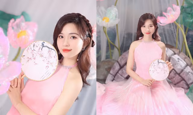 Nhan sắc dịu dàng của nàng Á khôi Mivi Diễm Anh khi hóa thành Hằng Nga mùa Trung Thu năm nay