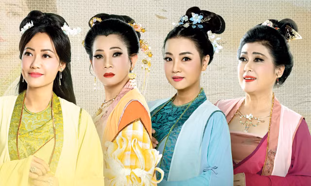 Hồng Ánh, Thanh Thủy, Hoàng Trinh, NSƯT Mỹ Duyên cùng nhau mang tinh thần mới cho vở kịch cảm tác từ 'Truyện Kiều'