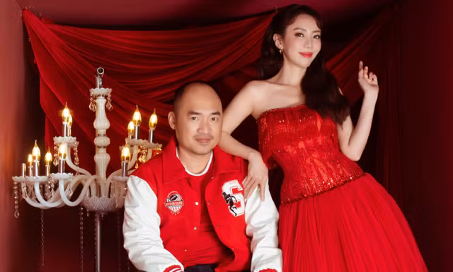 'Cặp đôi trăm tỷ' Thu Trang - Tiến Luật tình tứ trong bộ ảnh Valentine: ‘Chồng của Trang là người sống rất tình cảm’