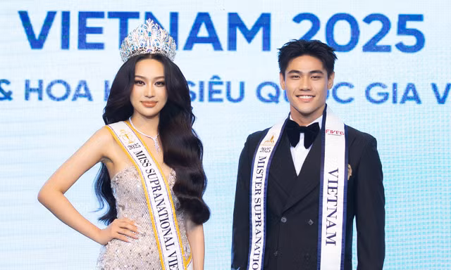 Hoa hậu Kỳ Duyên sánh đôi cùng 'nam vương' Hà Quang Trung đại diện Việt Nam thi nhan sắc quốc tế