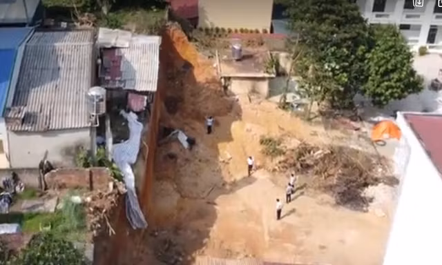 Hiện trường vụ tai nạn. Ảnh: N.L