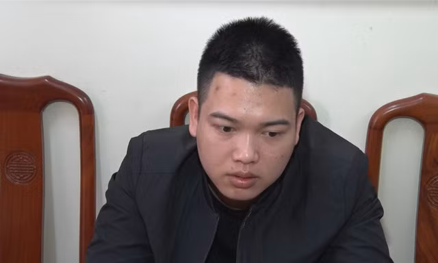 Lâm tại cơ quan công an. Ảnh: C.A