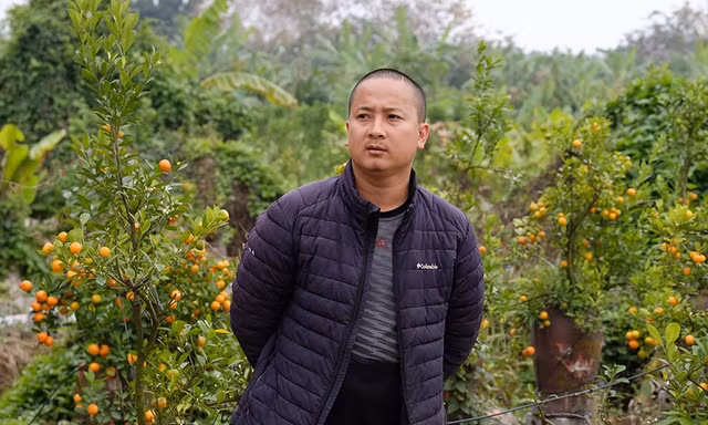 Cả vườn để hoang. Ảnh: M.T