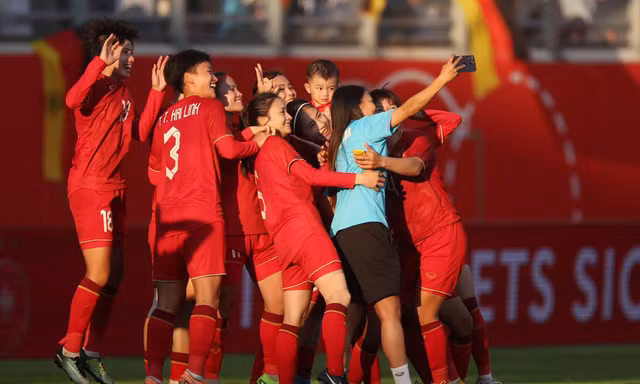 Những khoảnh khắc đáng nhớ của ĐT nữ Việt Nam trong năm 2023 Ảnh: Getty Images 