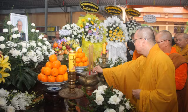 Giáo hội Phật giáo tỉnh Bạc Liêu tưởng niệm Tổng Bí thư Nguyễn Phú Trọng 