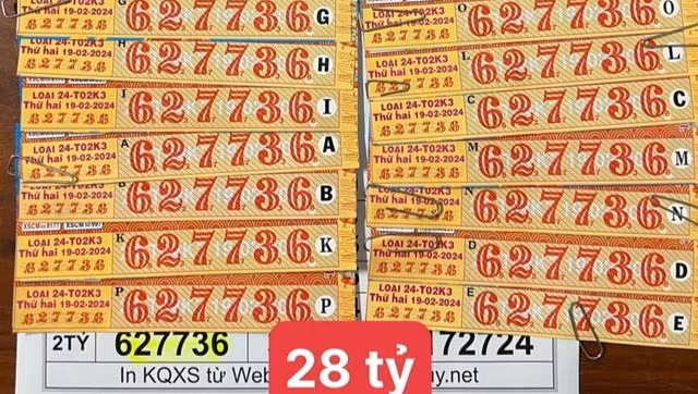 Tin mới nhất về 14 vé số trúng độc đắc ngày vía Thần tài