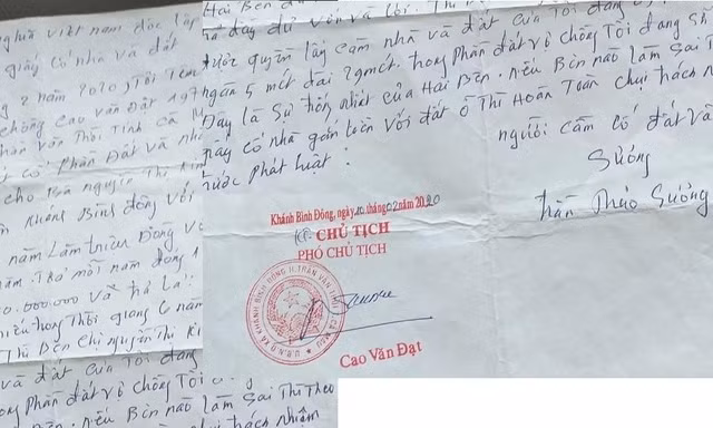 Toà tuyên án vụ Phó Chủ tịch xã ở Cà Mau đóng dấu, ký tên vào giấy cầm cố nhà, đất