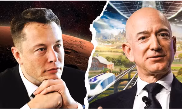 Hai người giàu nhất thế giới đối đầu: Elon Musk phản pháo khi bị phía Jeff Bezos bảo “thích nổi tiếng”