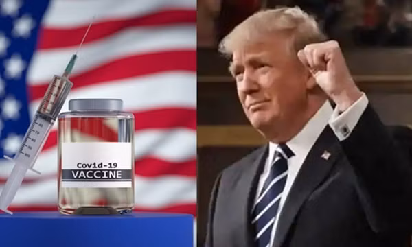 Tổng thống Trump nhận hết công về vắc-xin COVID-19, mọi người bảo “nhầm nhưng cũng tốt”