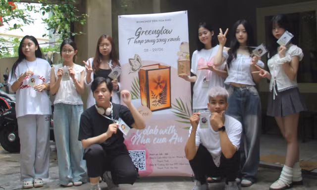 'Greenglow - Thap sang song xanh' – Khi tái chế trở thành ngọn đèn của ý thức