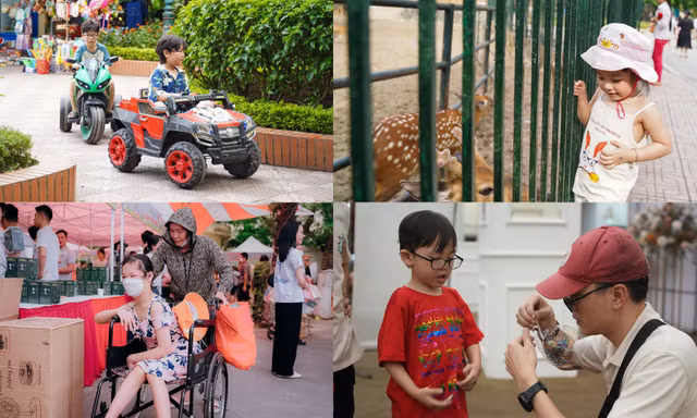 Nhiều hoạt động vui tươi, ấm áp ngày Tết thiếu nhi ở Hà Nội