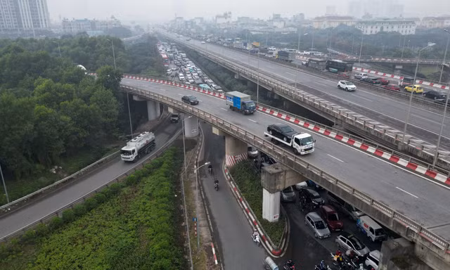 Cao tốc Pháp Vân - Cầu Giẽ thông thoáng lạ thường ngày đầu nghỉ Tết