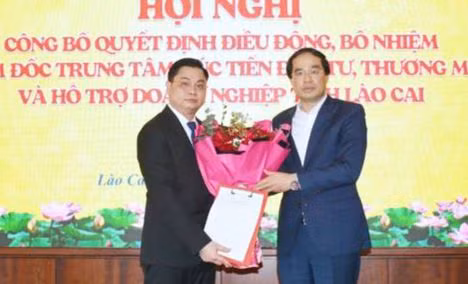 Trung tâm Xúc tiến đầu tư, thương mại Lào Cai có giám đốc mới 