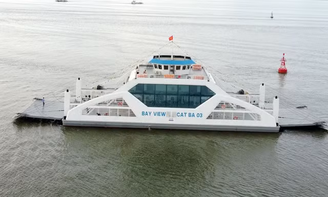 Cận cảnh phà '5 sao' vừa xuất xưởng sắp chở khách ra đảo Cát Bà 