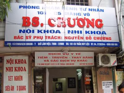 Phòng khám chui hoạt động công khai gần Bộ Y tế