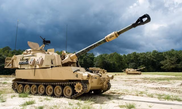Pháo tự hành M109A6 Paladin của Lục quân Mỹ. Ảnh: Lục quân Mỹ.