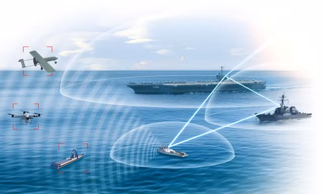 Một hệ thống chống UAV của tập đoàn đa quốc gia CACI có trụ sở tại Mỹ. Nguồn: Unmannedairspace.