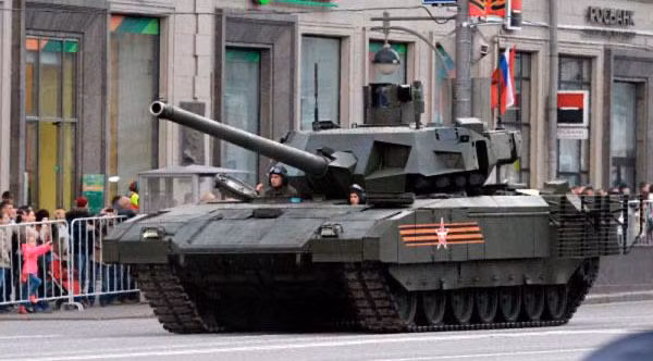 Xe tăng chủ lực Armata T-14. Ảnh: ĐSQ Nga cung cấp.