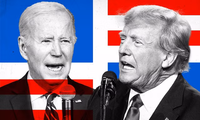 Hai ông Joe Biden và Donald Trump có thể tiếp tục cuộc đua vào Nhà Trắng năm 2024. Ảnh: The Telegraph.