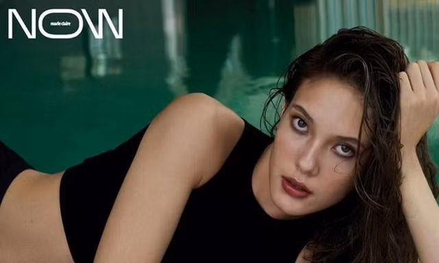 VĐV-người mẫu Cốc Ái Lăng. Ảnh: Marie Claire.