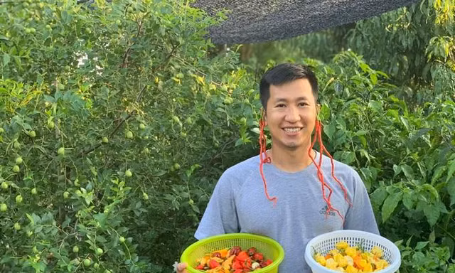 Lạ lùng chàng trai Việt có niềm đam mê bất tận với... ớt